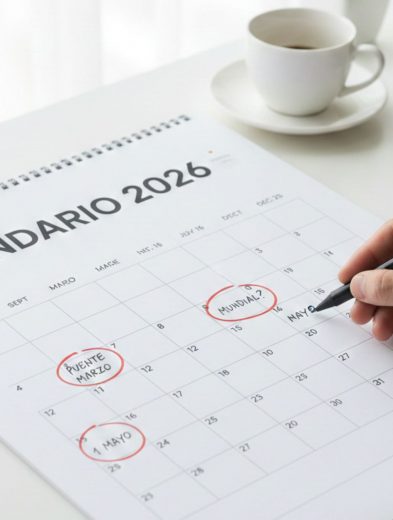 calendario 2026 puentes dias festivos oficiales consejo tecnico descanso mundial mexico