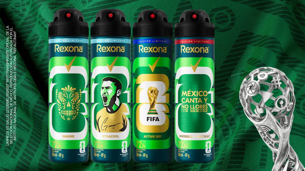 ¡Ritual colectivo en la cancha y el tocador! Rexona fusiona el ingenio mexicano y el cuidado personal con sus latas de colección para la Copa Mundial de la FIFA 2026™ 33 Ingenio Mexicano