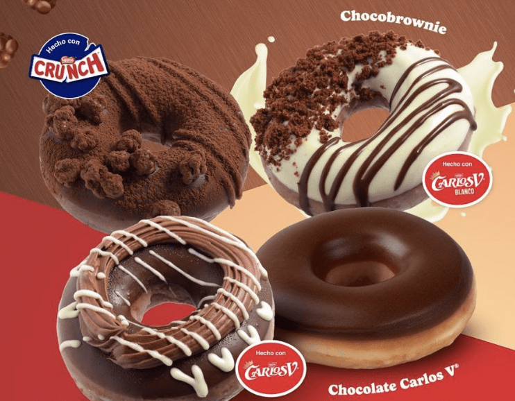 ¡Llegó la Chocomanía! Krispy Kreme® desata la locura del chocolate con Carlos V® y Crunch® 31 Screenshot at May 11 15 26 15