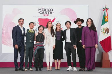 PRESIDENTA CLAUDIA SHEINBAUM PRESENTA SEGUNDA EDICIÓN DE “MÉXICO CANTA POR LA PAZ Y CONTRA LAS ADICCIONES”, DEDICADA A ENALTECER LA MÚSICA REGIONAL MEXICANA SIN HACER APOLOGÍA A LA VIOLENCIA 33 WhatsApp Image 2026 05 11 at 12.48.37