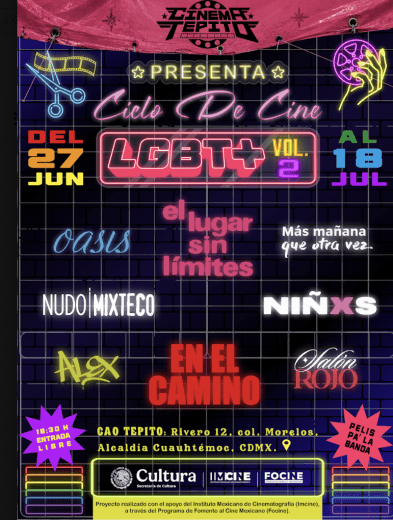 ¡El cine llega al corazón del barrio! Cinema Tepito celebra su segundo aniversario con un ciclo de cine LGBT+ 34 Screenshot at Jun 24 12 55 49