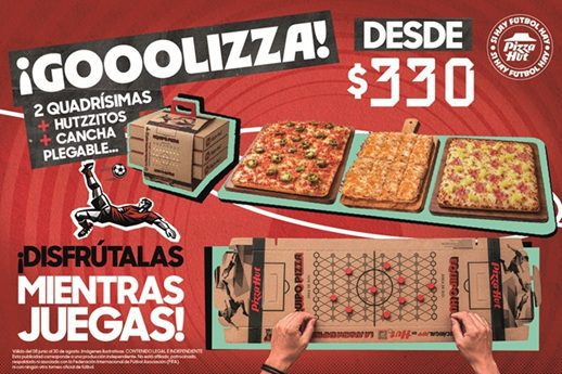 Si hay futbol hay Pizza Hut