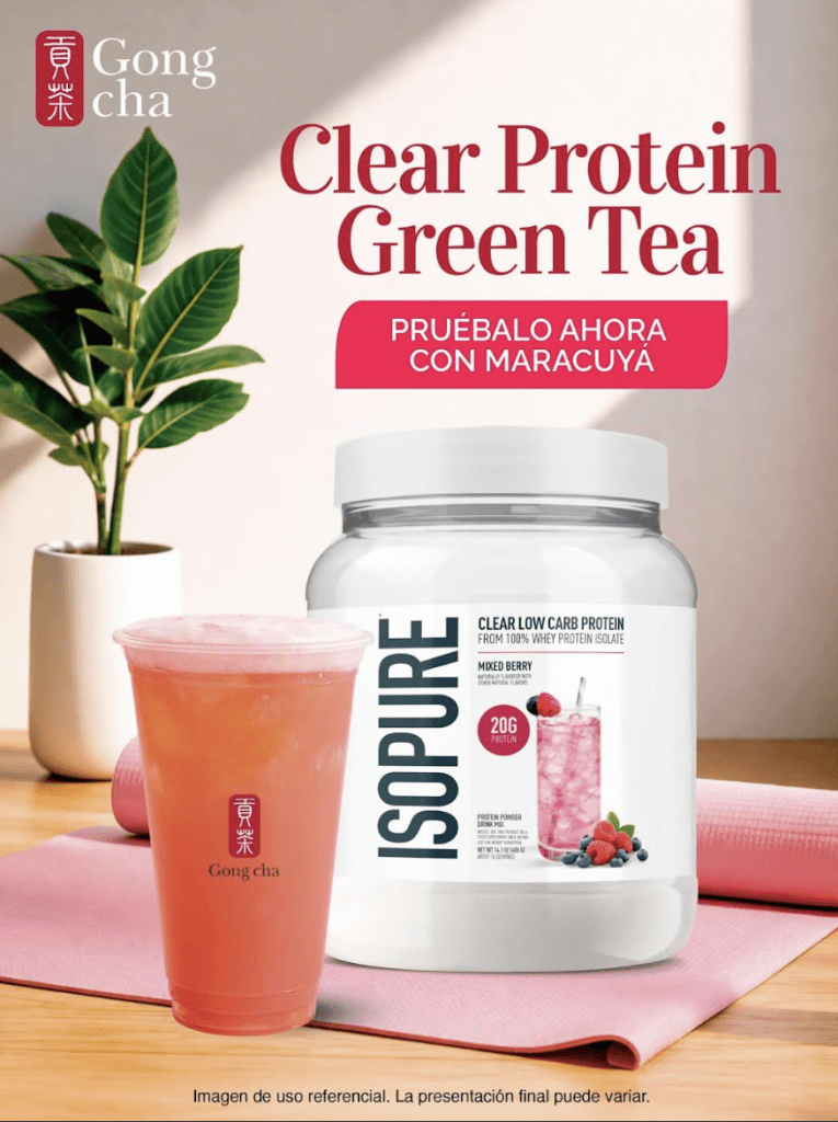Adiós a los batidos pesados: Gong cha e Isopure presentan la bebida que redefine el wellness 27 image 110