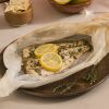 Huachinango en papilote con mantequilla y citricos