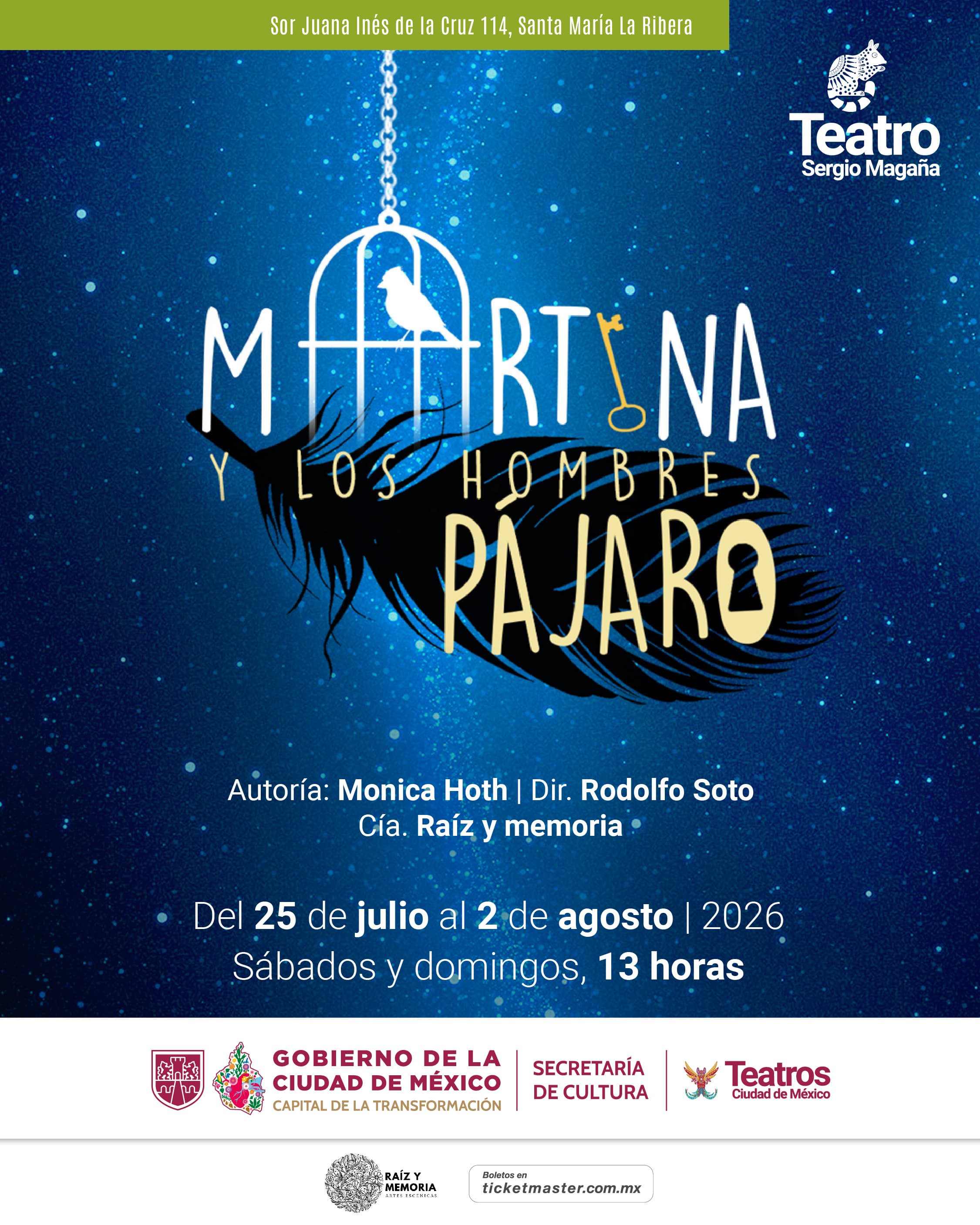 Poster Martina y los hombres pajaros thunder nomada 1