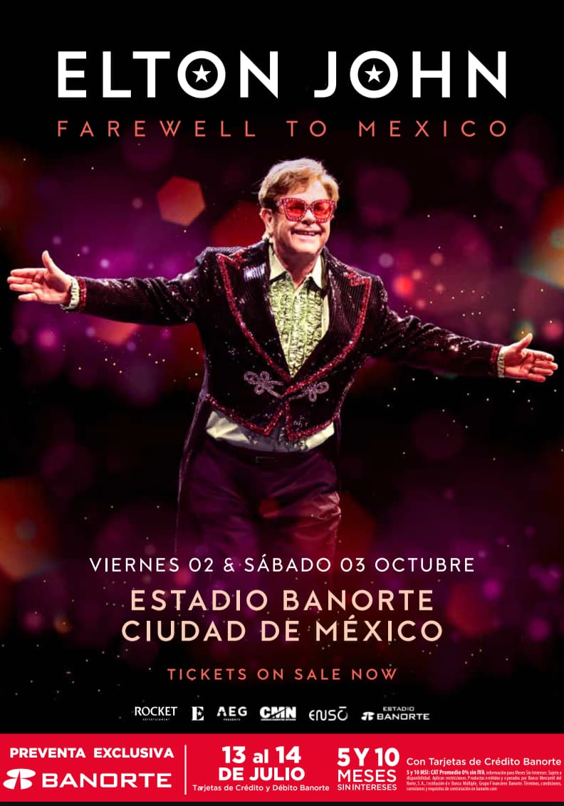 Elton John regresa a México: Dos noches históricas para despedirse de la Ciudad de México 27 image 19