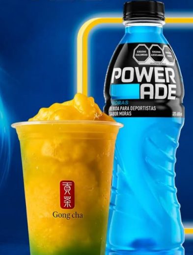¡La colaboración que no viste venir! Gong cha y Powerade se unen en un smoothie que desafía lo convencional 31 image 3 3