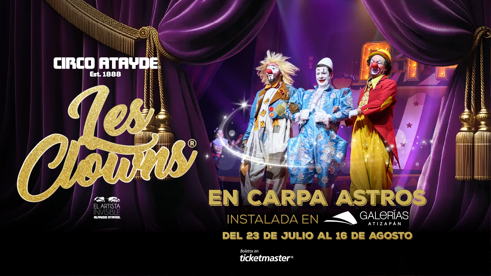 ¡El Circo Atayde está de vuelta! "Les Clowns" llega a la Carpa Astros para cambiar tu forma de ver el circo 25 les clowns horizontal