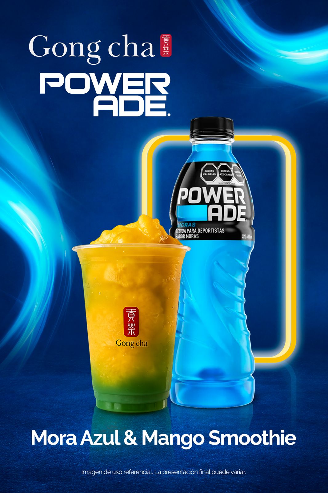 ¡La colaboración que no viste venir! Gong cha y Powerade se unen en un smoothie que desafía lo convencional 27