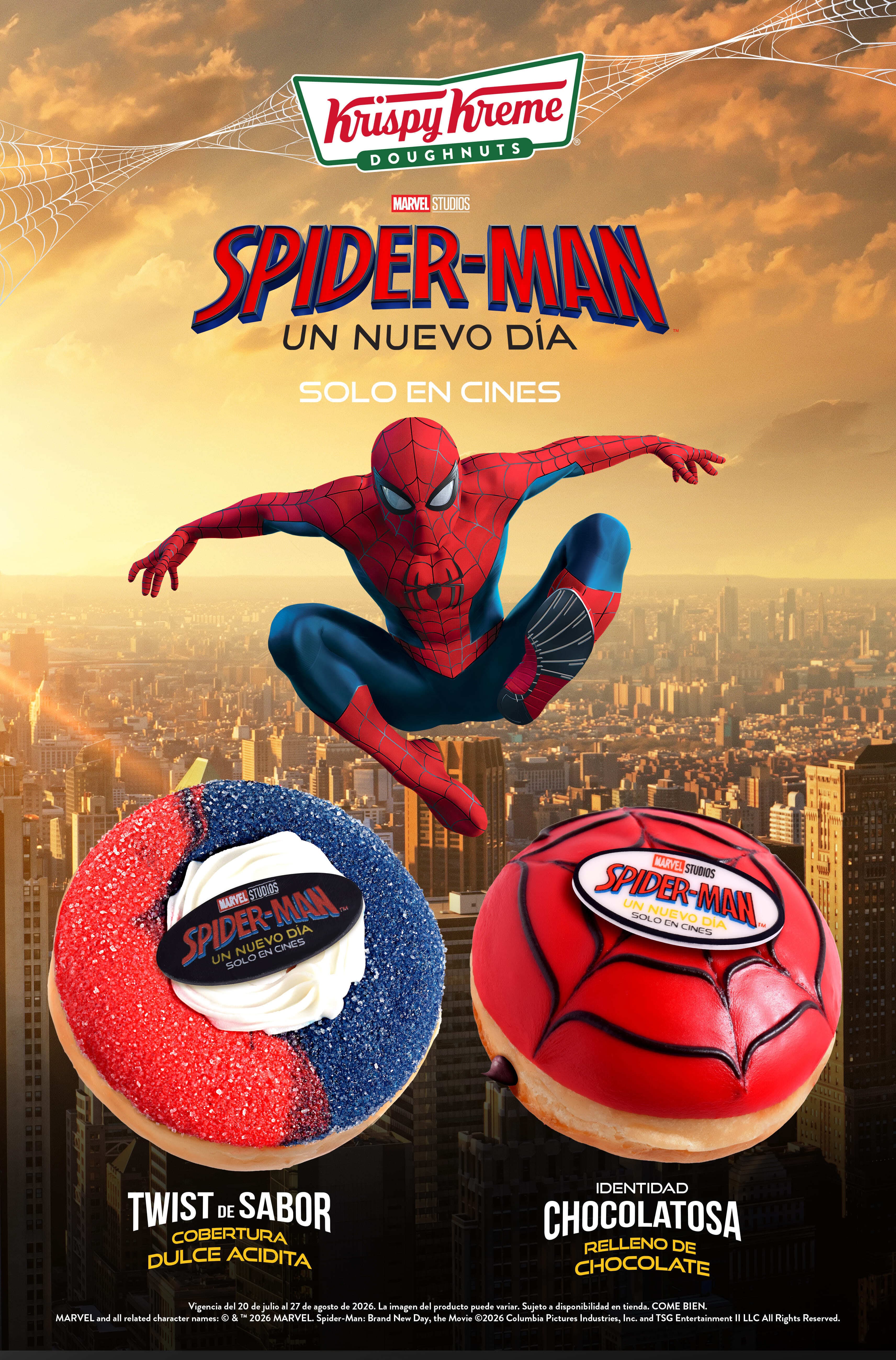 ¡El Spider-Verse llega a tu paladar! Spider-Man se apodera de Krispy Kreme este verano 27 unnamed 1 6