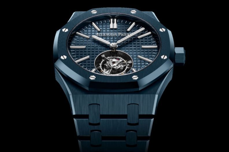 Audemars Piguet presenta el nuevo Royal Oak Tourbillon Volante Automático en cerámica “Bleu Nuit, Nuage 50” 37 AUDEMARS PIGUET ROYAL OAK thunder nomada