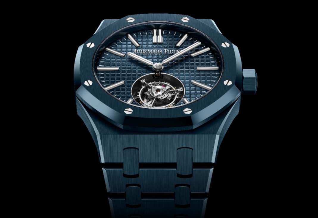 Audemars Piguet presenta el nuevo Royal Oak Tourbillon Volante Automático en cerámica “Bleu Nuit, Nuage 50” 25 AUDEMARS PIGUET ROYAL OAK thunder nomada