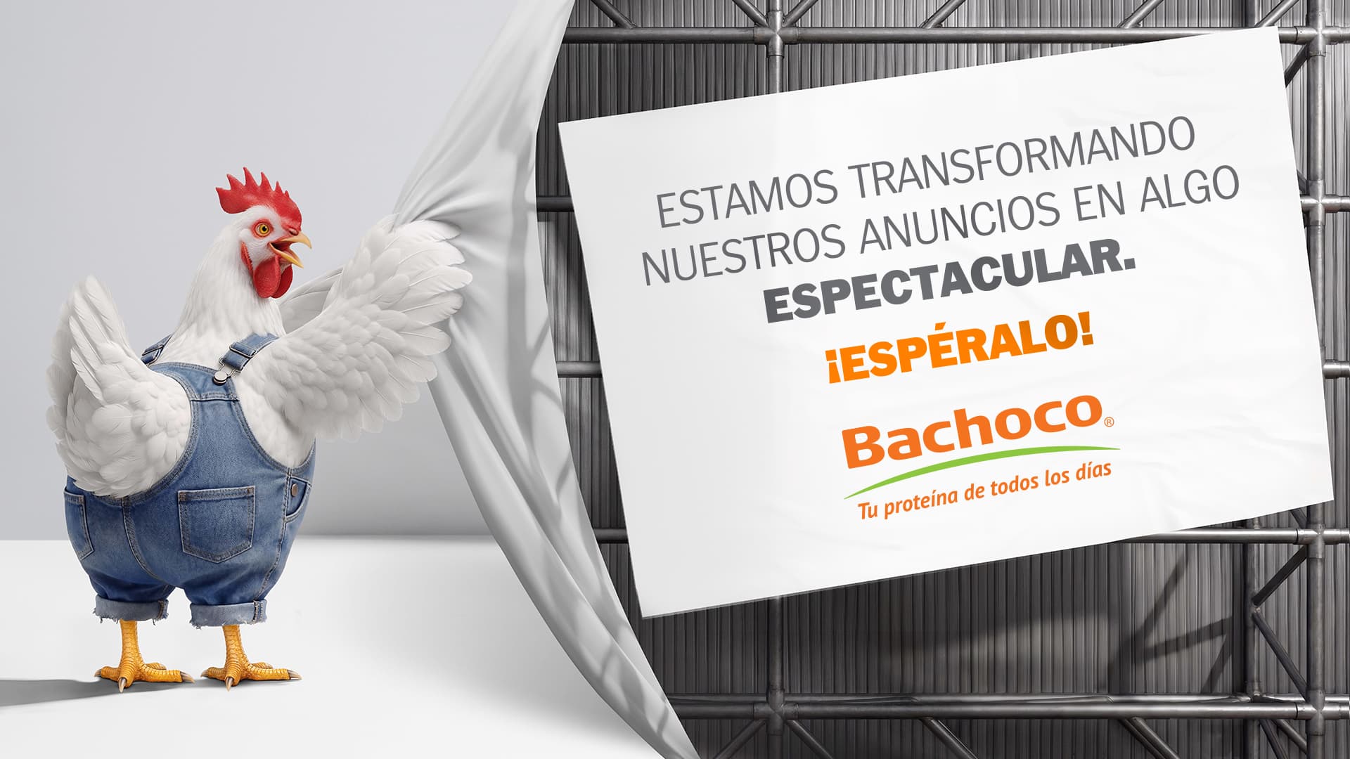 ¿Qué está preparando Bachoco? Las icónicas carteleras en transformación desatan misterio en redes sociales 25 Boceto CateleraStunt 1
