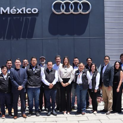 Foto Audi Mexico recibe la visita de CONAGUA para compartir avances en el uso eficiente del agua 1