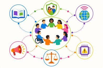 Imagen Conceptual IA Derechos de las Audiencias