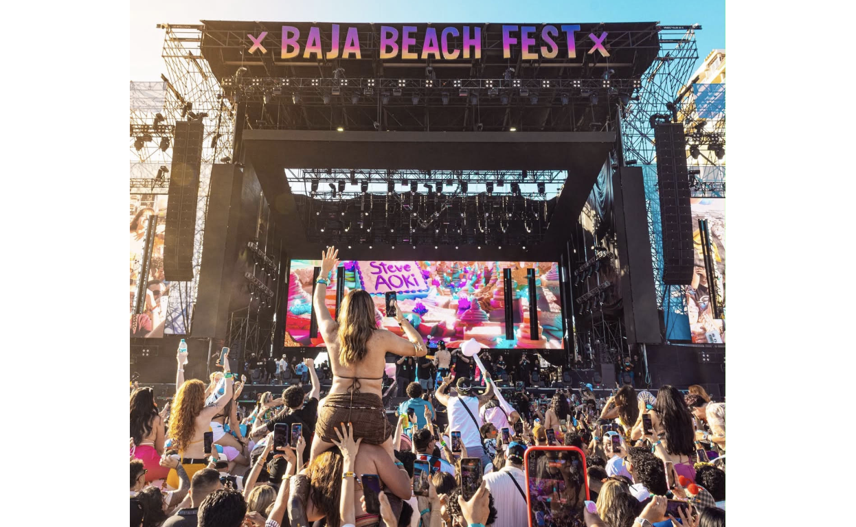 Baja Beach Fest rompe récord con una derrama superior a los 300 millones de pesos en Baja California 24 Screenshot at Aug 11 14 08 21