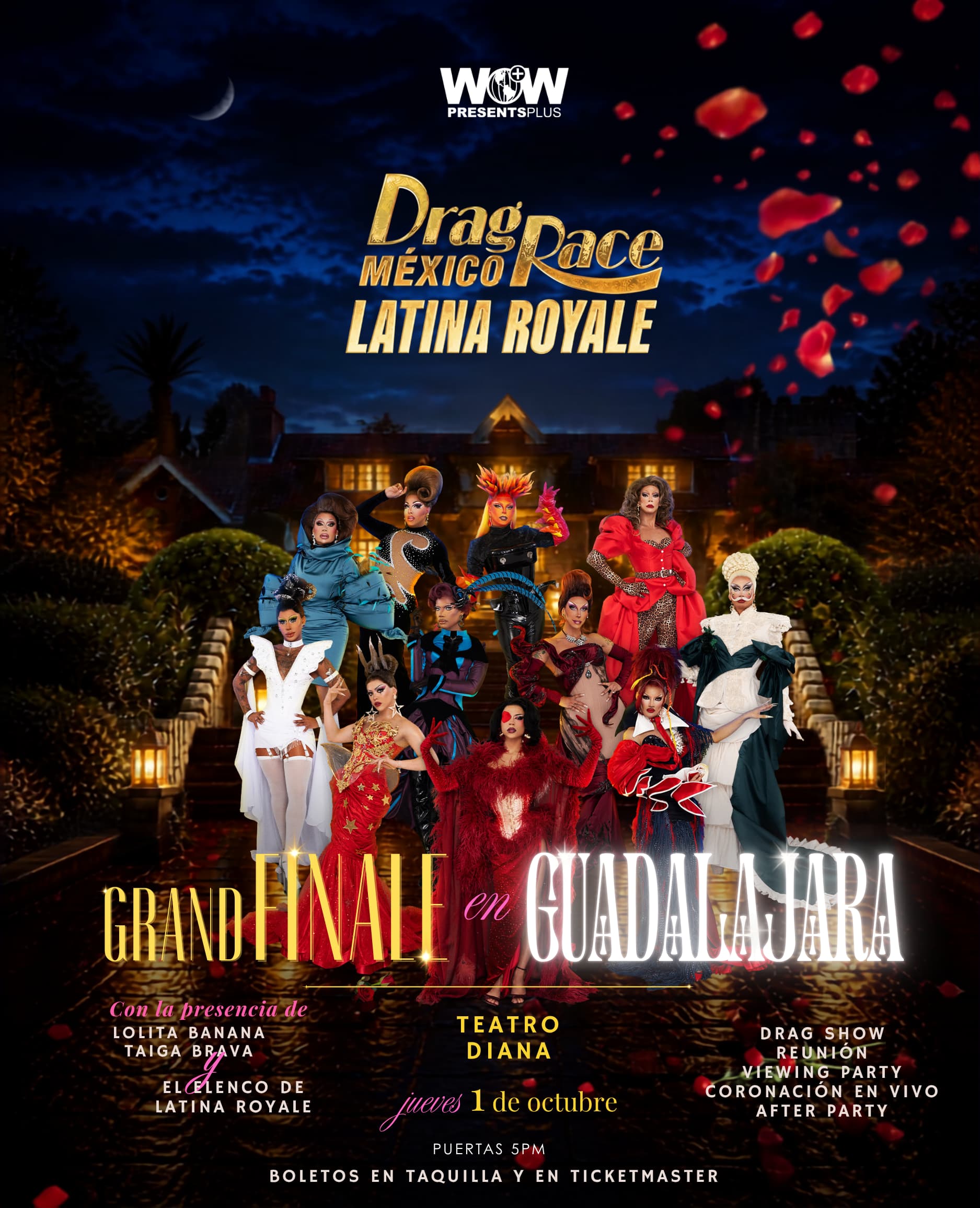 Teatro Diana: Guadalajara será sede de la Gran Final de Drag Race México: Latina Royale 27 Invitacion LatinaRoyale GDL Diana v6 low 1