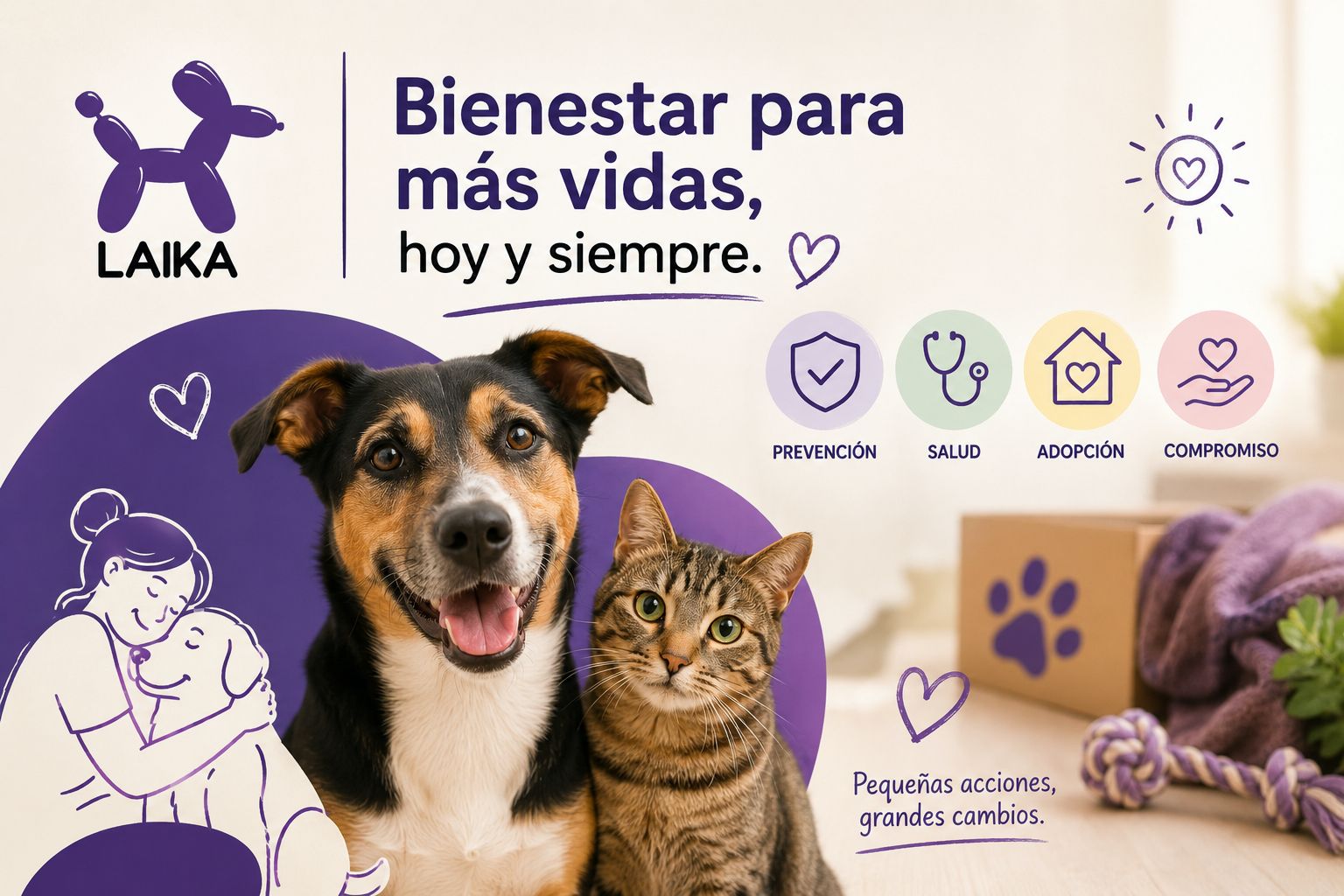 Laika impulsa una cultura de bienestar animal: de la tenencia responsable a la adopción y el apoyo a refugios 25 Laika Sep