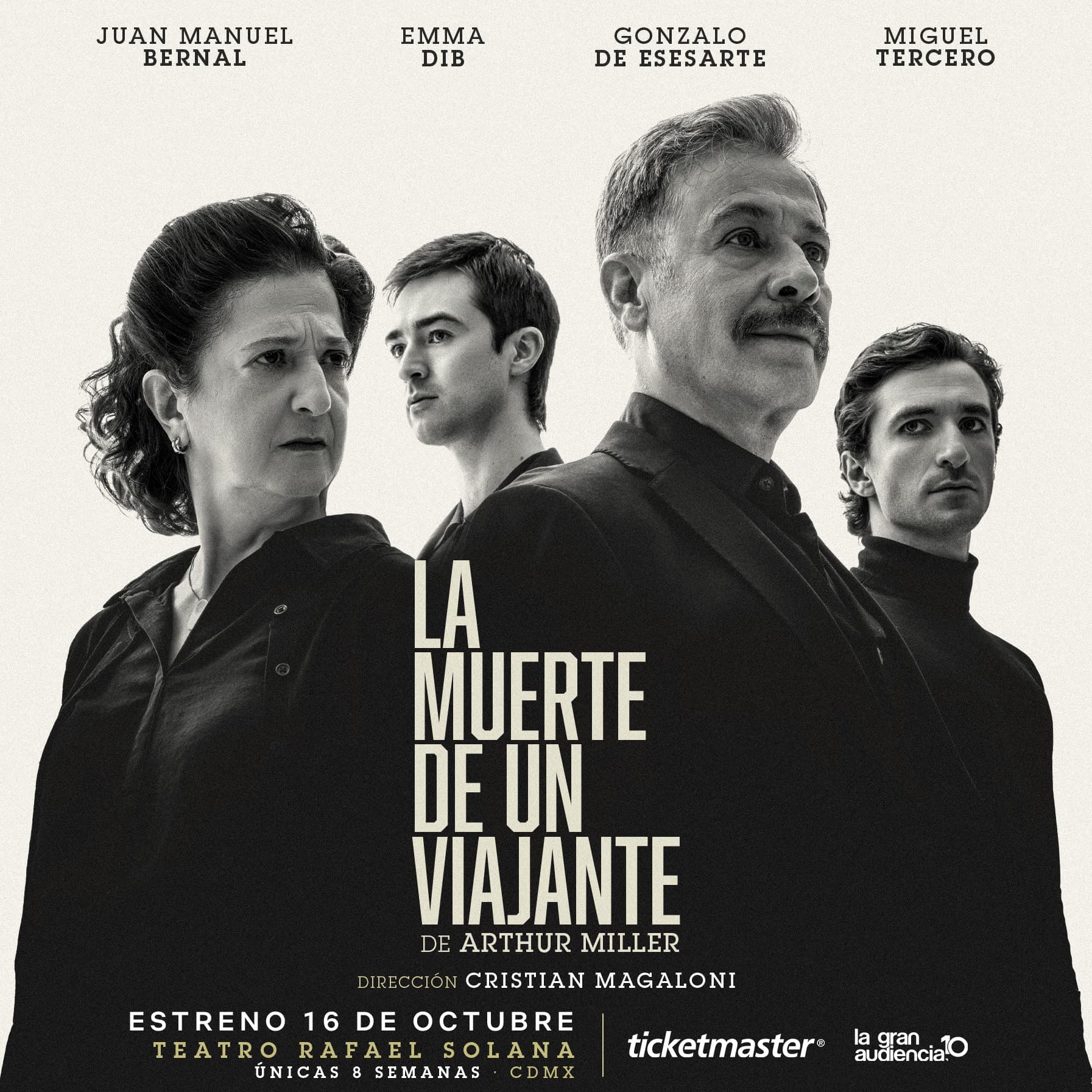 Teatro Rafael Solana recibe La Muerte de un Viajante, el clásico de Arthur Miller protagonizado por Juan Manuel Bernal 27 P MDUV CDMX 1
