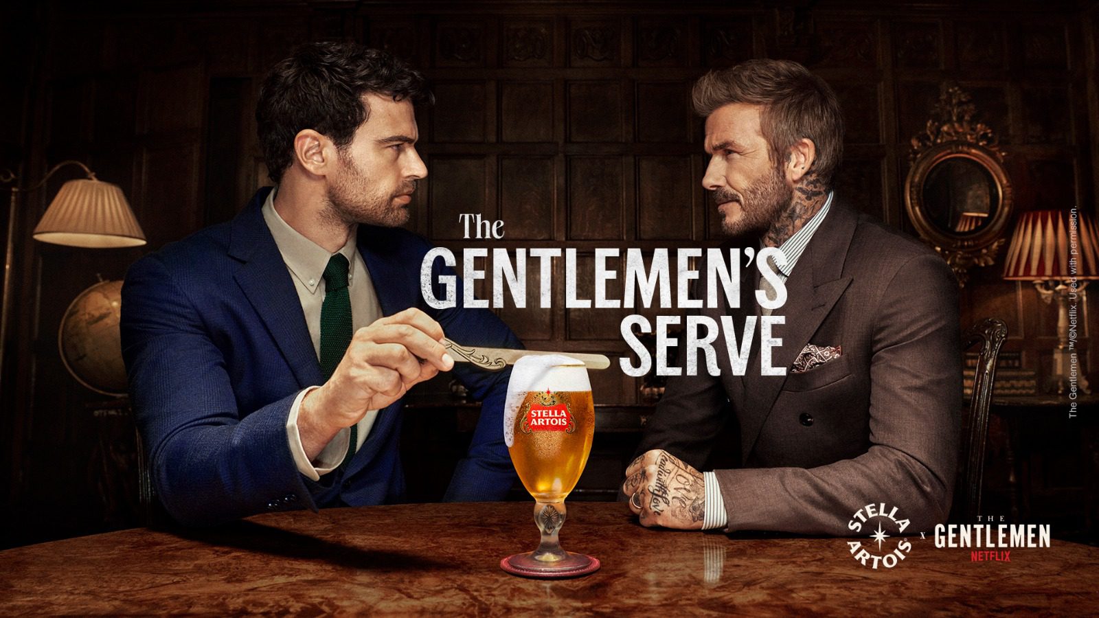 Stella Artois y Netflix irrumpen en el universo de The Gentlemen de la mano de Theo James y David Beckham 25 The Gentlemens Serve