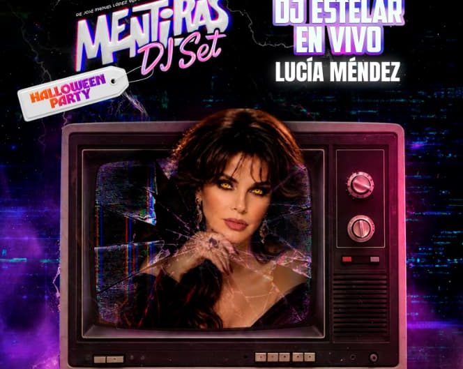 Lucía Méndez será la DJ estelar en la fiesta de Halloween de Mentiras DJ Set 37 image 15 3