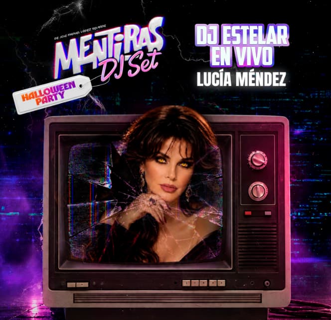 Lucía Méndez será la DJ estelar en la fiesta de Halloween de Mentiras DJ Set 25 image 15 3