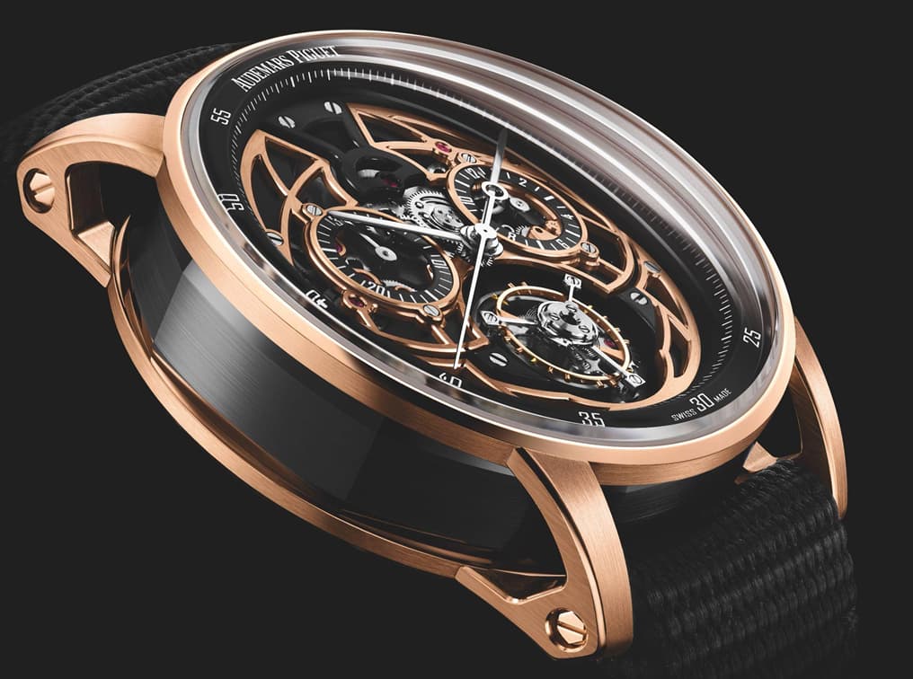 Audemars Piguet presenta una deslumbrante fusión de cerámica negra y oro rosa para el CODE 11.59 Cronógrafo Tourbillon Volante Automático 25 image 3 14