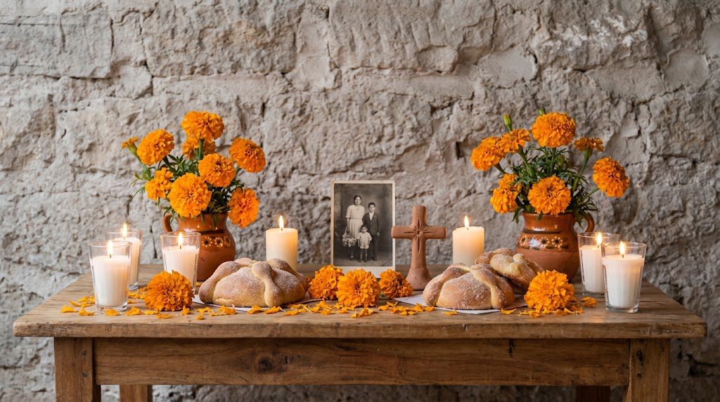 ¿Homenaje o sobreexplotación?: La delgada línea del marketing en la era del Día de Muertos 25 Altar de Dia de Muertos