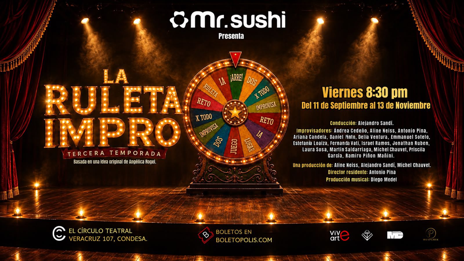 La Ruleta Impro: el público toma el control de una comedia donde todo puede pasar 27 Poster 4